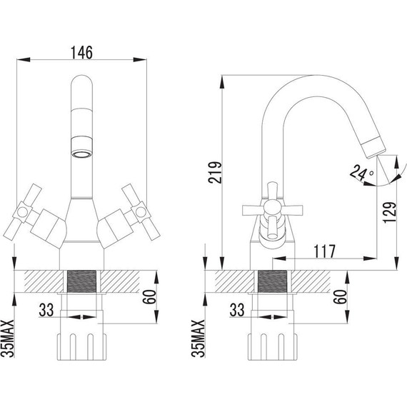 Смеситель для кухни Lemark Neo LM2207C фото 3