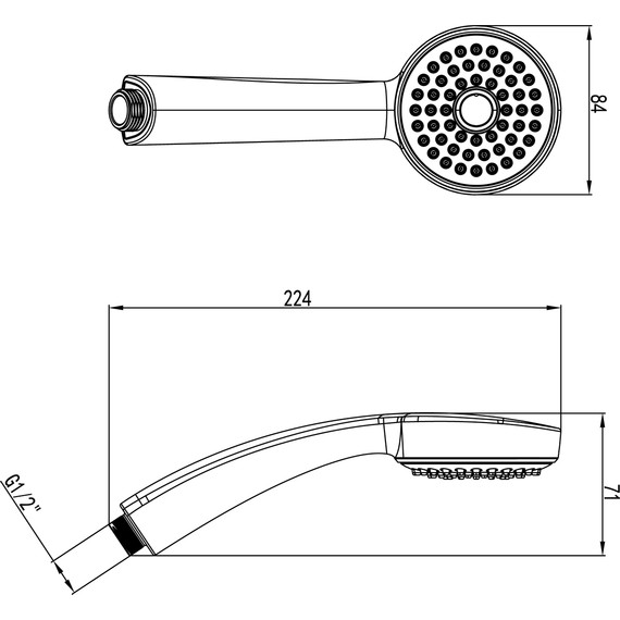 Ручной душ Lemark LM8010C фото 2