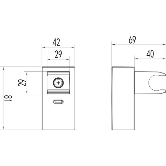 Держатель душевой лейки Lemark LM8079C фото 2
