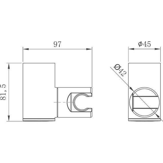 Держатель душевой лейки Lemark LM8081C фото 2