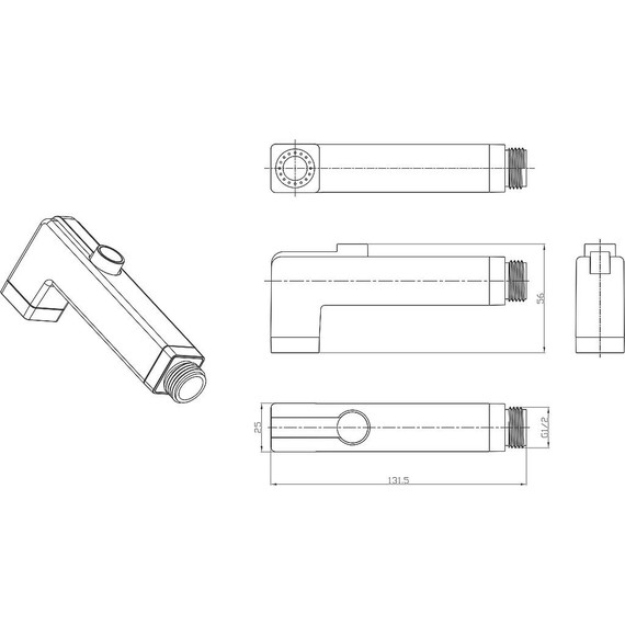 Гигиенический душ Lemark LM8091C фото 2