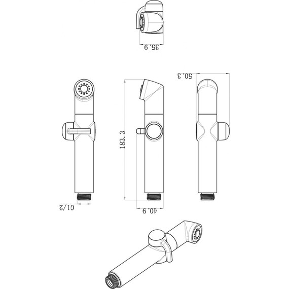 Гигиенический душ Lemark LM8092C фото 2