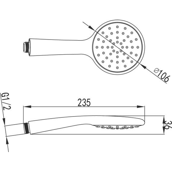 Ручной душ Lemark LM8094C фото 2