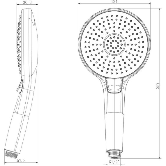 Ручной душ Lemark LM8117C фото 2