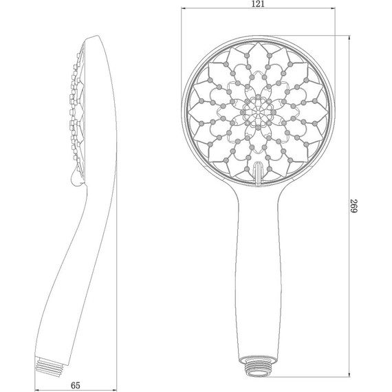 Ручной душ Lemark LM8121C фото 2