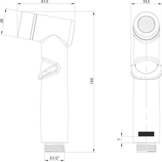 Гигиенический душ Lemark LM8140C - 2 Гигиенический душ Lemark LM8140C фото 2