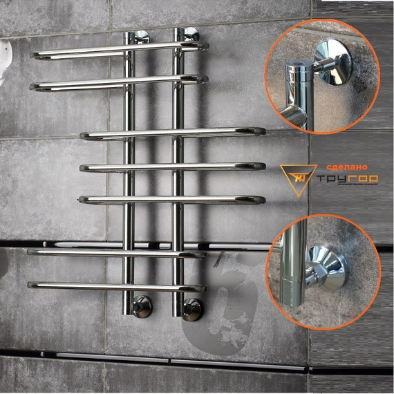 Полотенцесушитель водяной Тругор Грация НК П7 150x800 мм 00-00021691 фото 2