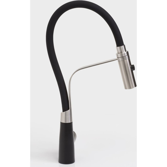 Смеситель для кухни WasserKraft A8417, черный/нержавеющая сталь фото 12