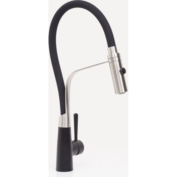 Смеситель для кухни WasserKraft A8417, черный/нержавеющая сталь фото 11