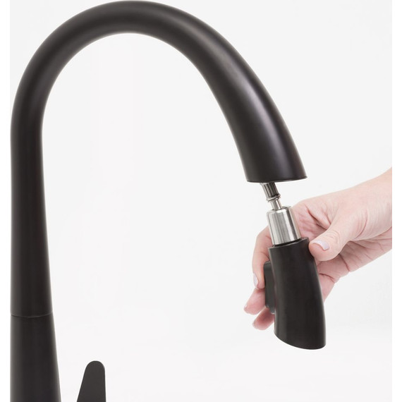 Смеситель для кухни WasserKraft A8667, черный фото 7