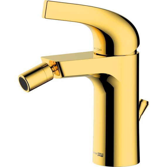 Смеситель для биде WasserKraft Sauer 7106, золото глянцевое фото 