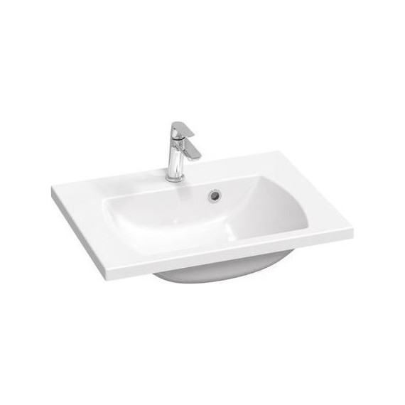 Тумба подвесная с раковиной Ravak Classic II 60 см X000001477, белый/серый фото 2