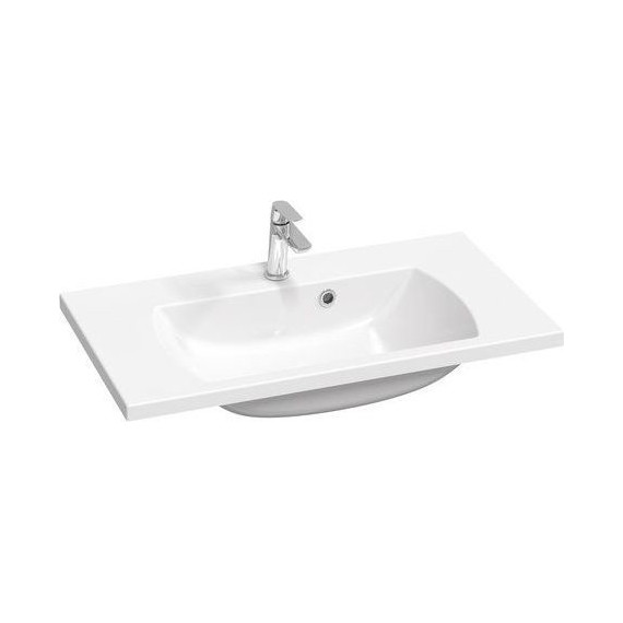 Тумба подвесная с раковиной Ravak Classic II 80 см X000001481, белый/серый фото 2