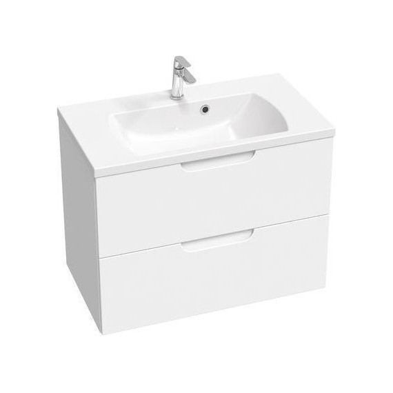 Тумба подвесная с раковиной Ravak Classic II 80 см X000001480, белый фото 