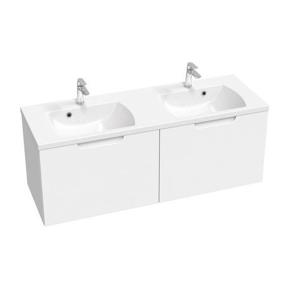 Тумба подвесная с раковиной Ravak Classic II 130 см X000001482, белый фото 