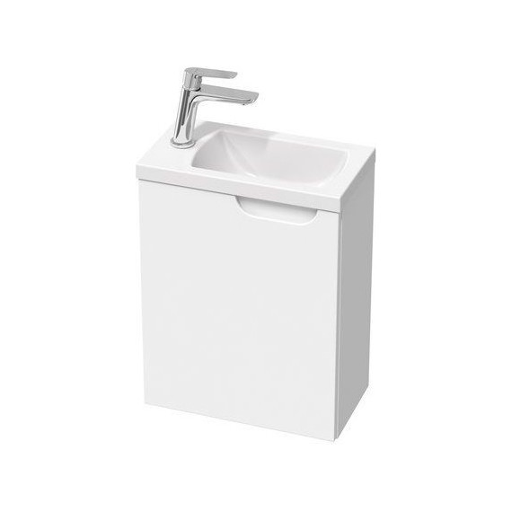 Тумба подвесная с раковиной Ravak Classic II 40 см X000001484 L, белый фото 