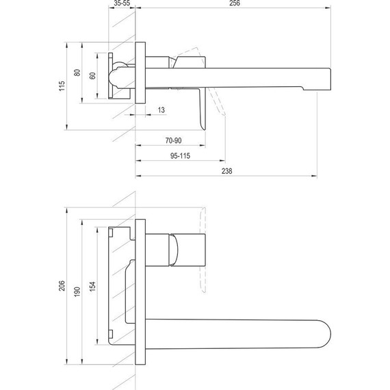 Смеситель для раковины Ravak Puri X070146 фото 2