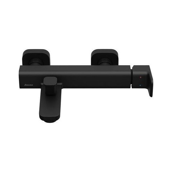 Смеситель для ванны Ravak 10° Free black TD F 022.20/150 X070152, чёрный матовый фото 