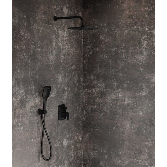 Смеситель для ванны Ravak 10° Free black -TD F 061.20 X070156, чёрный матовый - 3 Смеситель для ванны Ravak 10° Free black -TD F 061.20 X070156, чёрный матовый фото 3