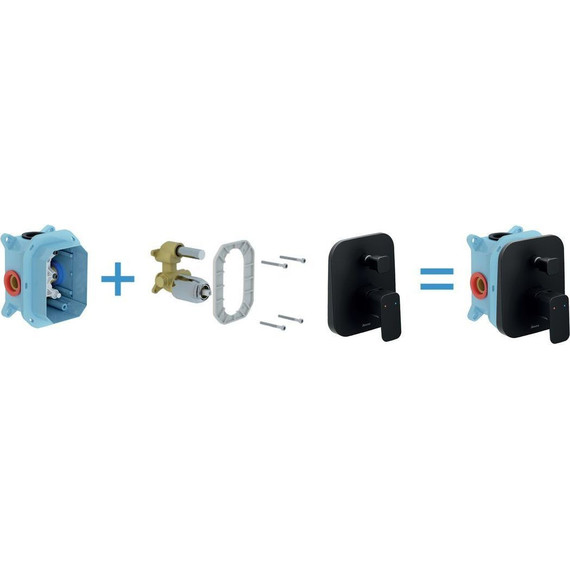 Смеситель для ванны Ravak 10° Free black -TD F 065.20 X070158, чёрный матовый - 4 Смеситель для ванны Ravak 10° Free black -TD F 065.20 X070158, чёрный матовый фото 4