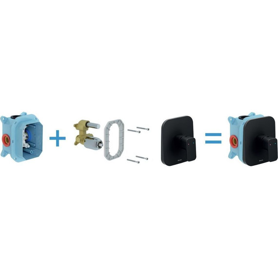 Смеситель для душа Ravak 10° Free black -TD F 066.20 X070159, чёрный матовый - 2 Смеситель для душа Ravak 10° Free black -TD F 066.20 X070159, чёрный матовый фото 2