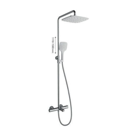 Душевая стойка с термостатом Ravak Termo 300 TE 092.01/150 X070163 -  Душевая стойка с термостатом Ravak Termo 300 TE 092.01/150 X070163 фото