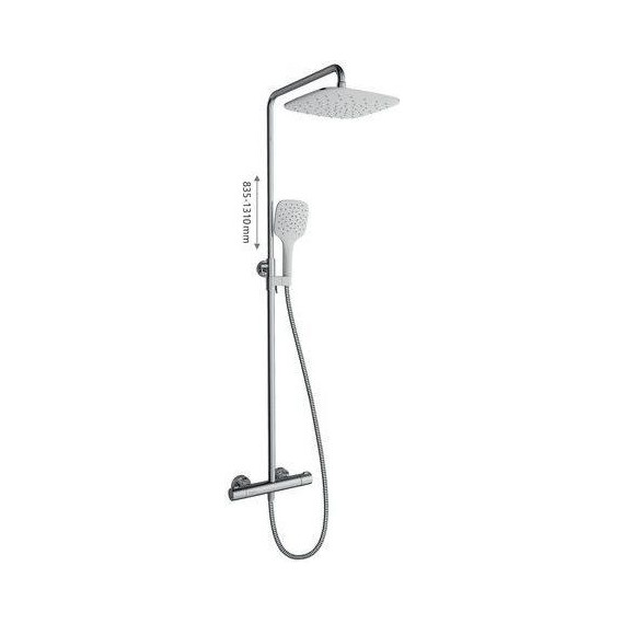 Душевая стойка с термостатом Ravak Termo 300 TE 093.01/150 X070164 - 3 Душевая стойка с термостатом Ravak Termo 300 TE 093.01/150 X070164 фото 3
