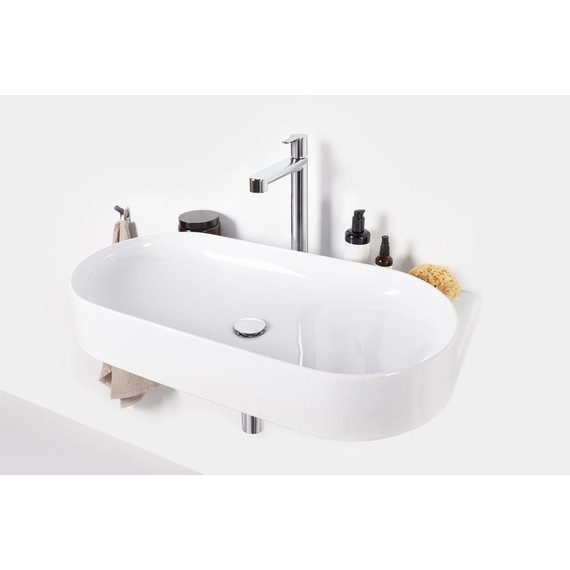 Раковина подвесная Ravak Yard 80 см XJX01280002 - 4 Раковина подвесная Ravak Yard 80 см XJX01280002 фото 4