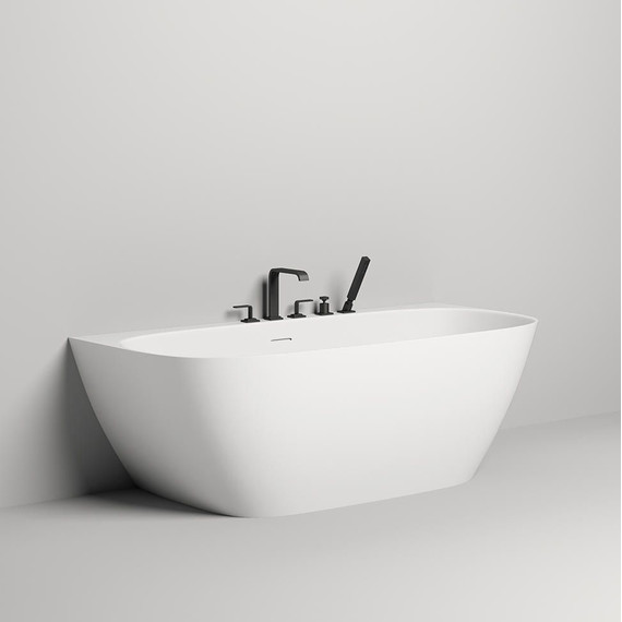 Ванна каменная Salini Sofia Wall 180х85 см 102513G (S-Sense) глянцевая фото 