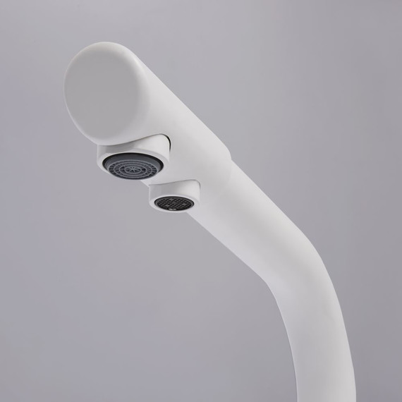 Смеситель для кухни WasserKraft A8357, белый матовый фото 4