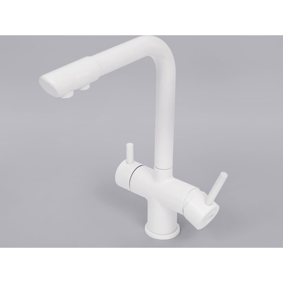 Смеситель для кухни WasserKraft A8357, белый матовый фото 11