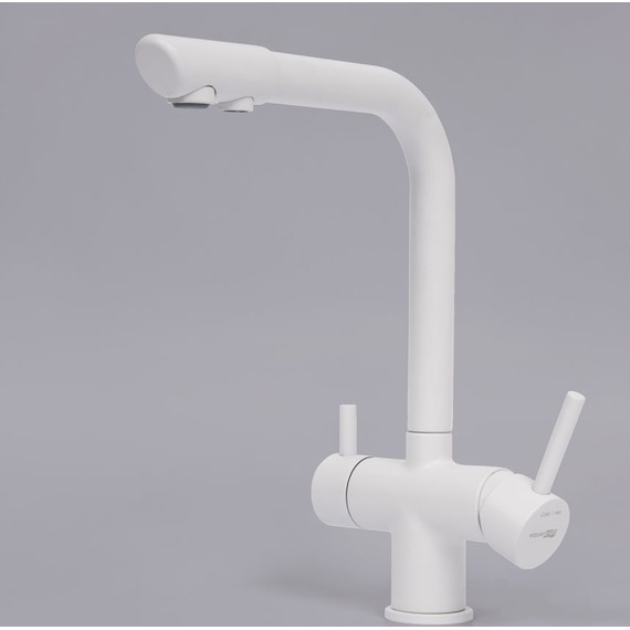 Смеситель для кухни WasserKraft A8357, белый матовый фото 10