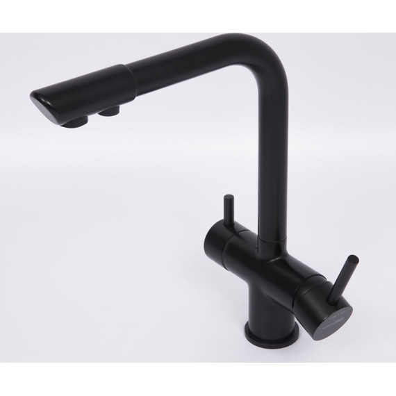Смеситель для кухни WasserKraft A8367, черный матовый фото 4