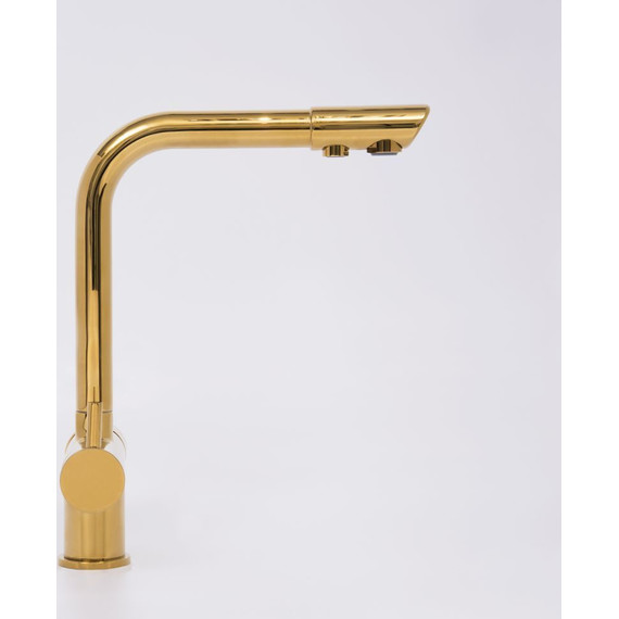 Смеситель для кухни WasserKraft A8377, золото глянцевое фото 12