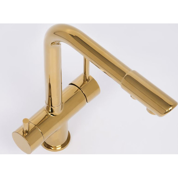 Смеситель для кухни WasserKraft A8377, золото глянцевое фото 6