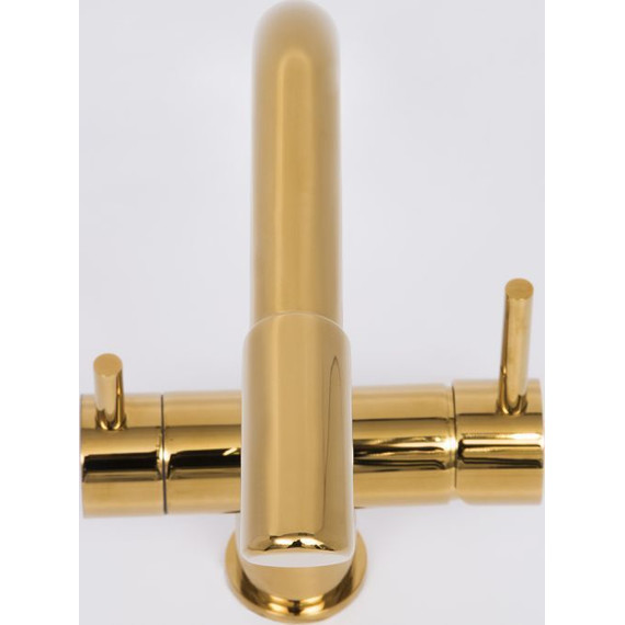 Смеситель для кухни WasserKraft A8377, золото глянцевое фото 7