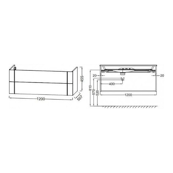 Тумба подвесная с раковиной Jacob Delafon Nouvelle Vague 120 см EB3035-E73, фактурный дуб (раковина EXAR112-Z-MG2, кашемир) фото 3