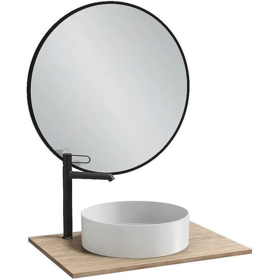 Зеркало Jacob Delafon Odeon Rive Gauche 70 см EB1177-S14, черный лак сатин фото 2