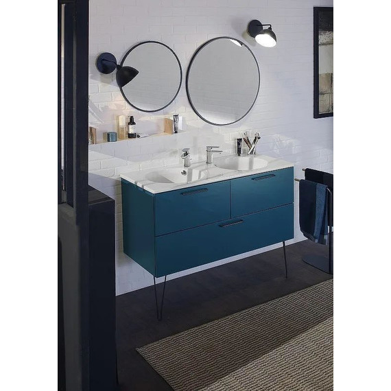 Зеркало Jacob Delafon Odeon Rive Gauche 70 см EB1177-S14, черный лак сатин фото 3