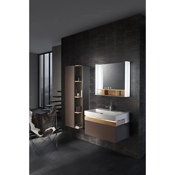 Пенал подвесной Jacob Delafon Terrace 50 см L EB1179G-N23, коричневый - 2 Пенал подвесной Jacob Delafon Terrace 50 см L EB1179G-N23, коричневый фото 2