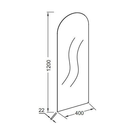 Зеркало Jacob Delafon Candide 40 см EB1424-NF фото 3
