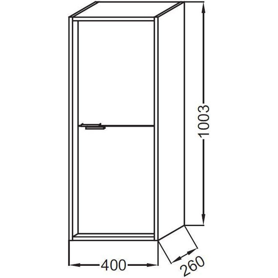 Пенал подвесной Jacob Delafon Vivienne 40 см EB1510-N18-N18, белый - 2 Пенал подвесной Jacob Delafon Vivienne 40 см EB1510-N18-N18, белый фото 2