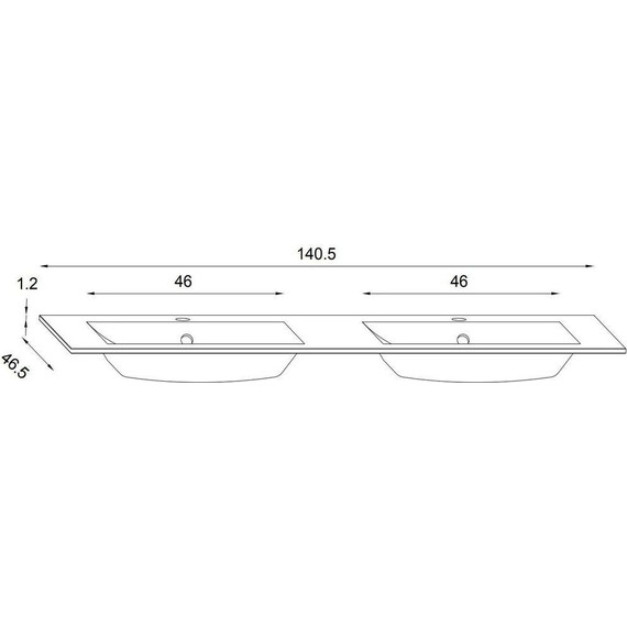 Тумба подвесная с раковиной Jacob Delafon Sherwood 140 см EB1835RU-P6, натуральный дуб (раковина EB1832RU-DE5, цвет базальт матовый) фото 5