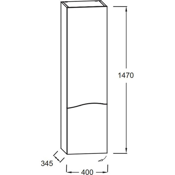 Пенал подвесной Jacob Delafon Sherwood 40 см L EB1836LRU-P6, натуральный дуб - 5 Пенал подвесной Jacob Delafon Sherwood 40 см L EB1836LRU-P6, натуральный дуб фото 5