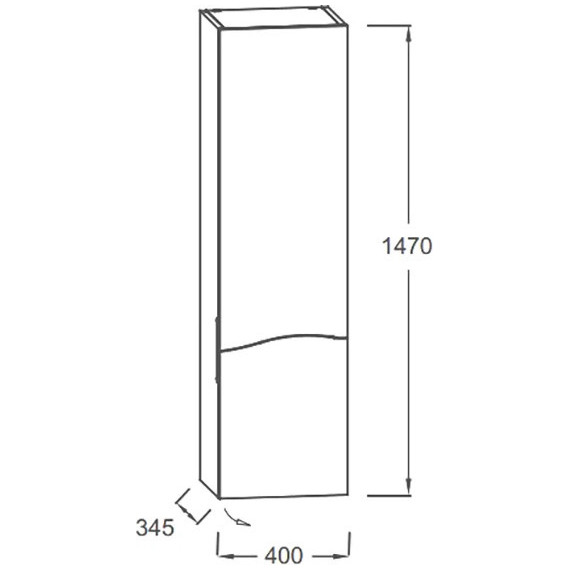 Пенал подвесной Jacob Delafon Sherwood 40 см R EB1836RRU-P6, натуральный дуб - 7 Пенал подвесной Jacob Delafon Sherwood 40 см R EB1836RRU-P6, натуральный дуб фото 7