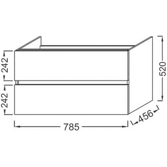 Тумба подвесная с раковиной Jacob Delafon Tolbiac 80 см EB2382-E75, дуб давос натуральный (раковина EXBI112-00) - 6 Тумба подвесная с раковиной Jacob Delafon Tolbiac 80 см EB2382-E75, дуб давос натуральный (раковина EXBI112-00) фото 6