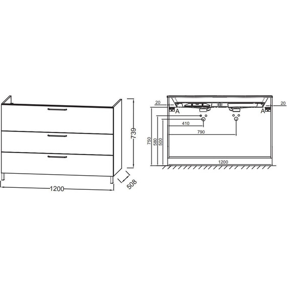 Тумба подвесная с раковиной Jacob Delafon Odeon Rive Gauche 120 см EB2535-R5-N18, белый глянцевый фото 3