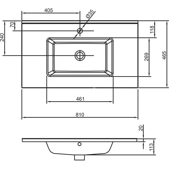 Тумба подвесная с раковиной Jacob Delafon Tolbiac 80 см EB2382-J5, белый глянцевый (раковина EXTA112-00) фото 3