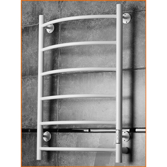 Полотенцесушитель электрический Тругор Пэк сп 5 ВГП 500х800 мм, белый (возможность скрытого подключения) 00-00036148 фото 2