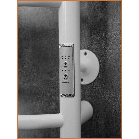 Полотенцесушитель электрический Тругор Пэк сп 5 ВГП 500х800 мм, белый (возможность скрытого подключения) 00-00036148 фото 5